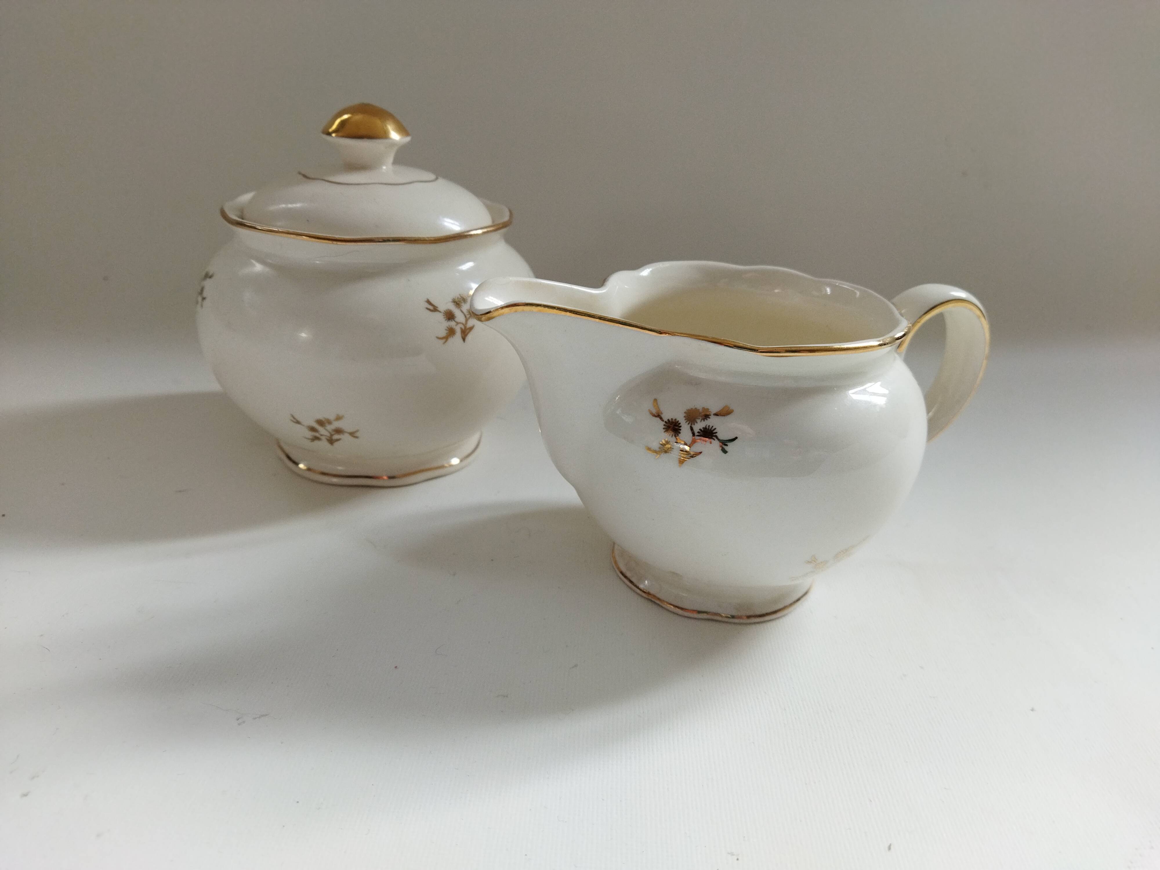 Sucier and creamer Villeroy & Boch vintage 1950s