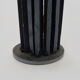Brutalist vase, slate soliflore and glass