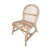 Children's armchair bamboo wicker