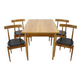 1960s Rare Alan Fuchs Dining Set by ULUV, Czechoslovakia