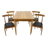 1960s Rare Alan Fuchs Dining Set by ULUV, Czechoslovakia