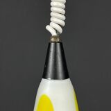 Mid-Century Multicoloured Opaline Glass Pendant Lamp by Stilnovo, Italy, 1950s