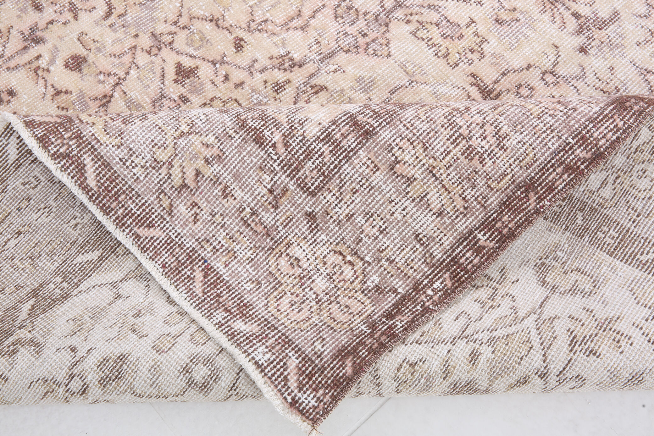 6x9 floral farmhouse vintage carpet 293x176cm