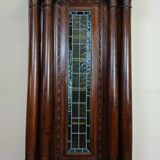 Renaissance style bookcase display case in carved walnut and oak circa 1850