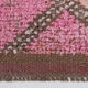 Tapis herki runner rose et marron 3x10, 307x88cm