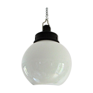 suspension ronde en opaline