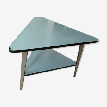 Table triangulaire formica vintage années 60/70
