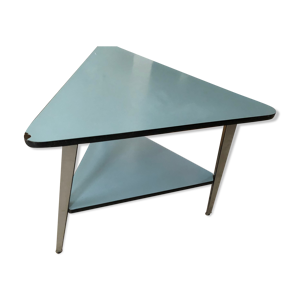 Table triangulaire formica vintage