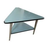 Table triangulaire formica vintage années 60/70