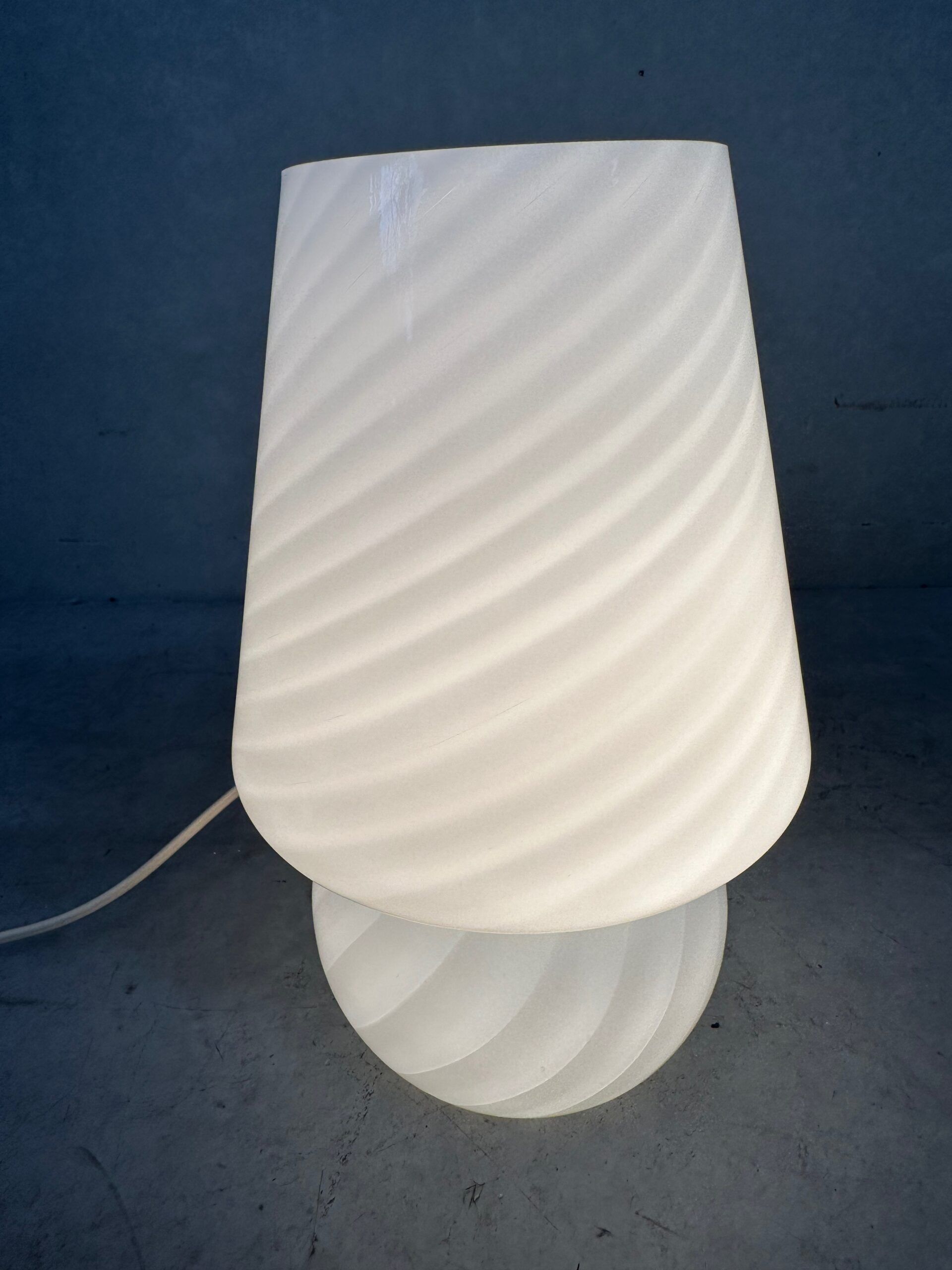 Murano 'swirl' lamp