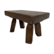 Vintage footstool stool minimalist brutalist