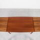 Midcentury Danish dining table in teak by Grete Jalk for Glostrup 1960s