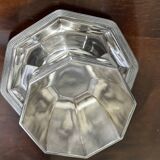 Christofle Silver Plated Sauceboat on Tray, 1930s