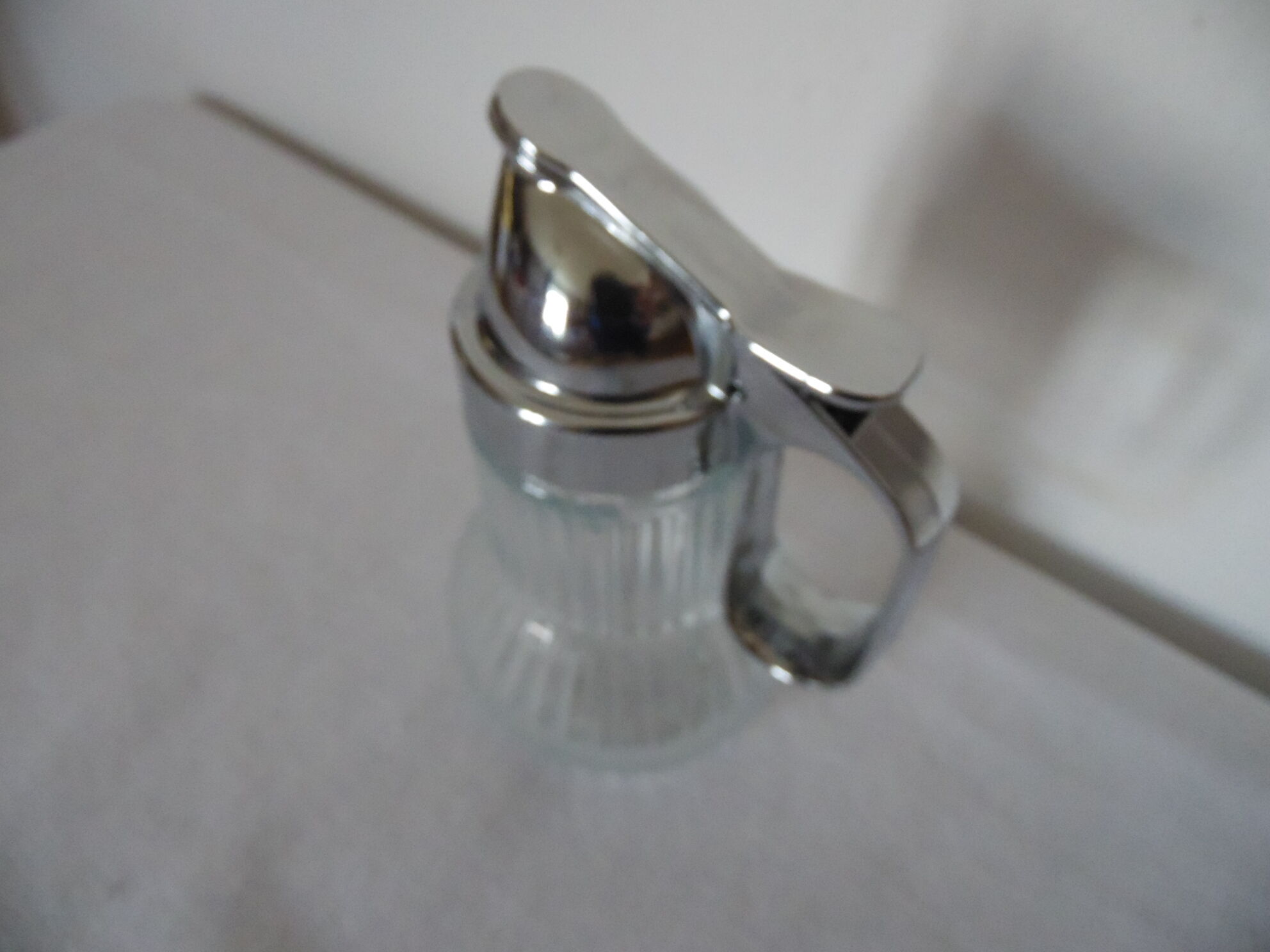 Sucrier verre et inox