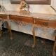 Louis XV style console with marble top