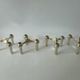 Set of Four Sculptural, Stackable Candle Holders Stoffi & Nagel for BMF Nagel