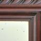 Large antique 19th-century mirror in carved wood - Haussmannian style.