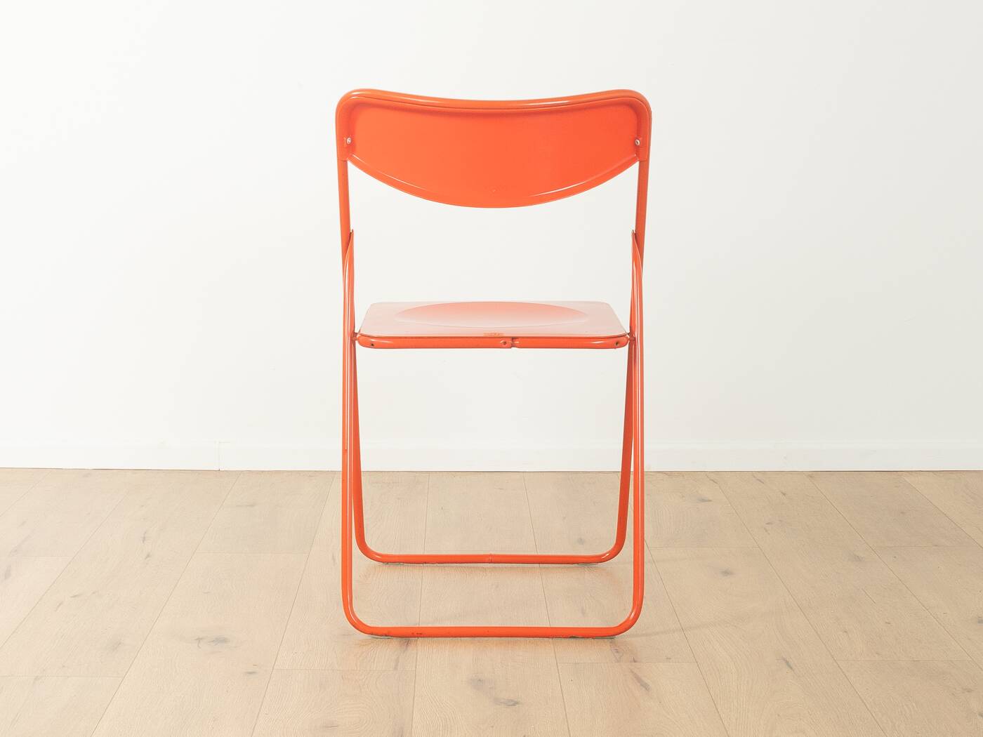 Timeless TED folding chairs by Niels Gammelgaard for IKEA from the 1970s in red (set of 4)