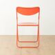 Timeless TED folding chairs by Niels Gammelgaard for IKEA from the 1970s in red (set of 4)