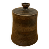 Jar, ceramic signed and unique of saint-amand-en-puisaye