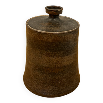 Jar, ceramic signed and unique of saint-amand-en-puisaye