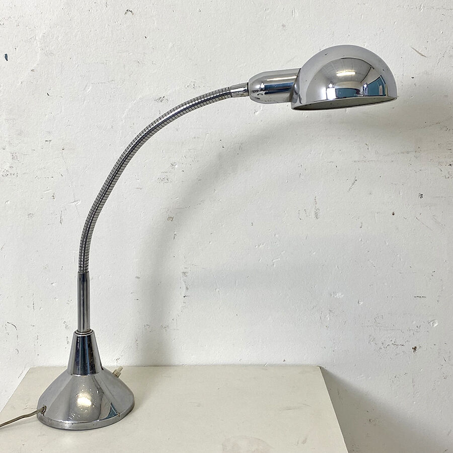 Desk lamp vintage chrome 50's