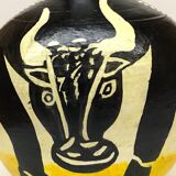Picasso-inspired bull vase