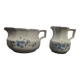 1 milk jar and 1 sugar jar of the brand bavaria