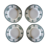 4 assiettes creuses Longwy