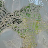 Hand embroidery tablecloth 170x260 + 12 matching towels
