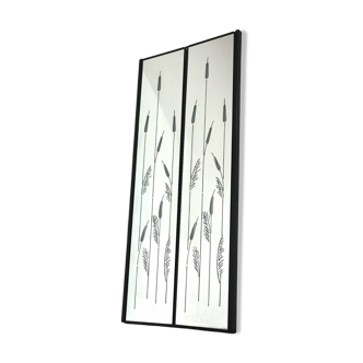 Specchio Retroilluminato Da Parete Design Anni ‘80 Modernariato