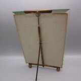 Old frame in brass and beveled glass