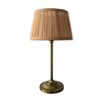 Ancient brass lamp, folded day offal