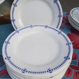 Creil and Montereau earthenware tableware service