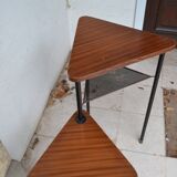 Side table with swivel seat