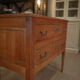 Commode de style Louis XVl en merisier 2 tiroirs estampillée Lechevalier. P.