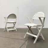 Postmodern folding chairs by Niels Gammelgaard for Ikea, set of 4.