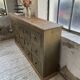 Green patina workshop furniture