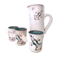 Moroccan portery tea service