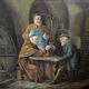 Granval: oil painting on canvas depicting a tasting scene in the cellars of a monastery.