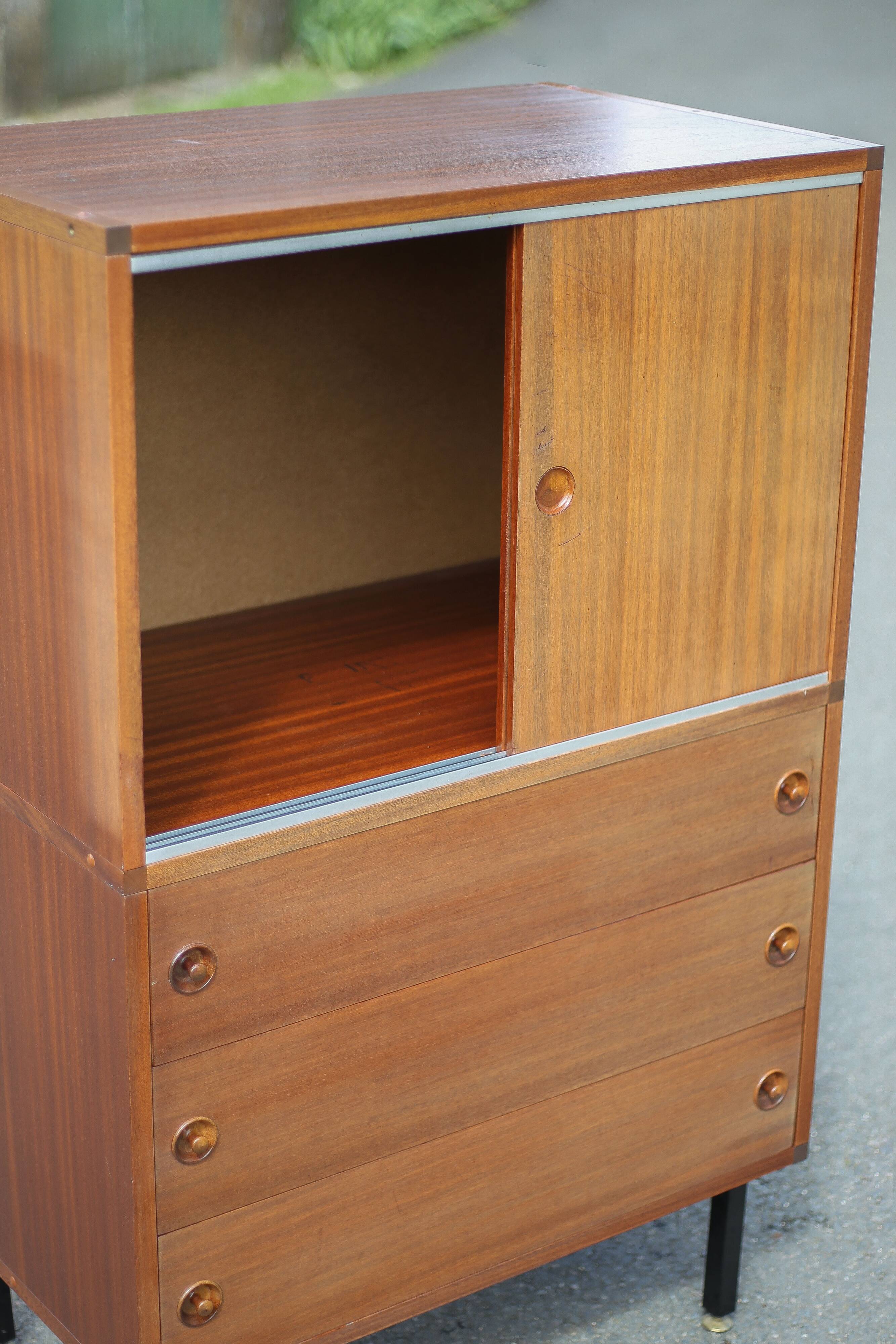 ARP Minvielle furniture, storage furniture with drawers, vintage furniture, interior decoration, 50's