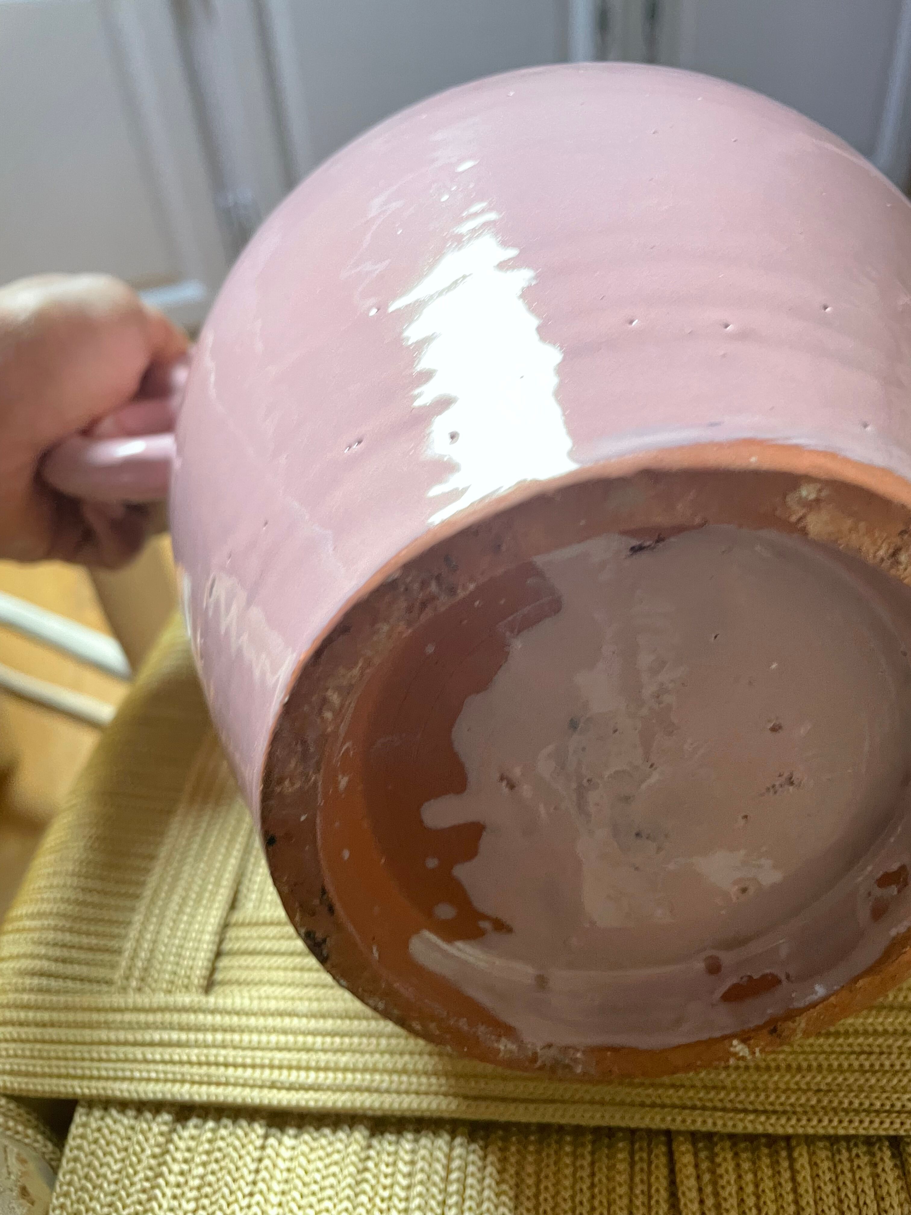 Handmade XL Circular Ceramic Abstract Vase