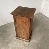 Rustic oak bedside table 1900