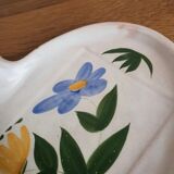 Ceramic pottery from the marsh with floral pattern