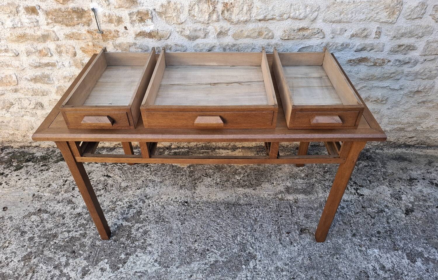 Oak farmhouse table
