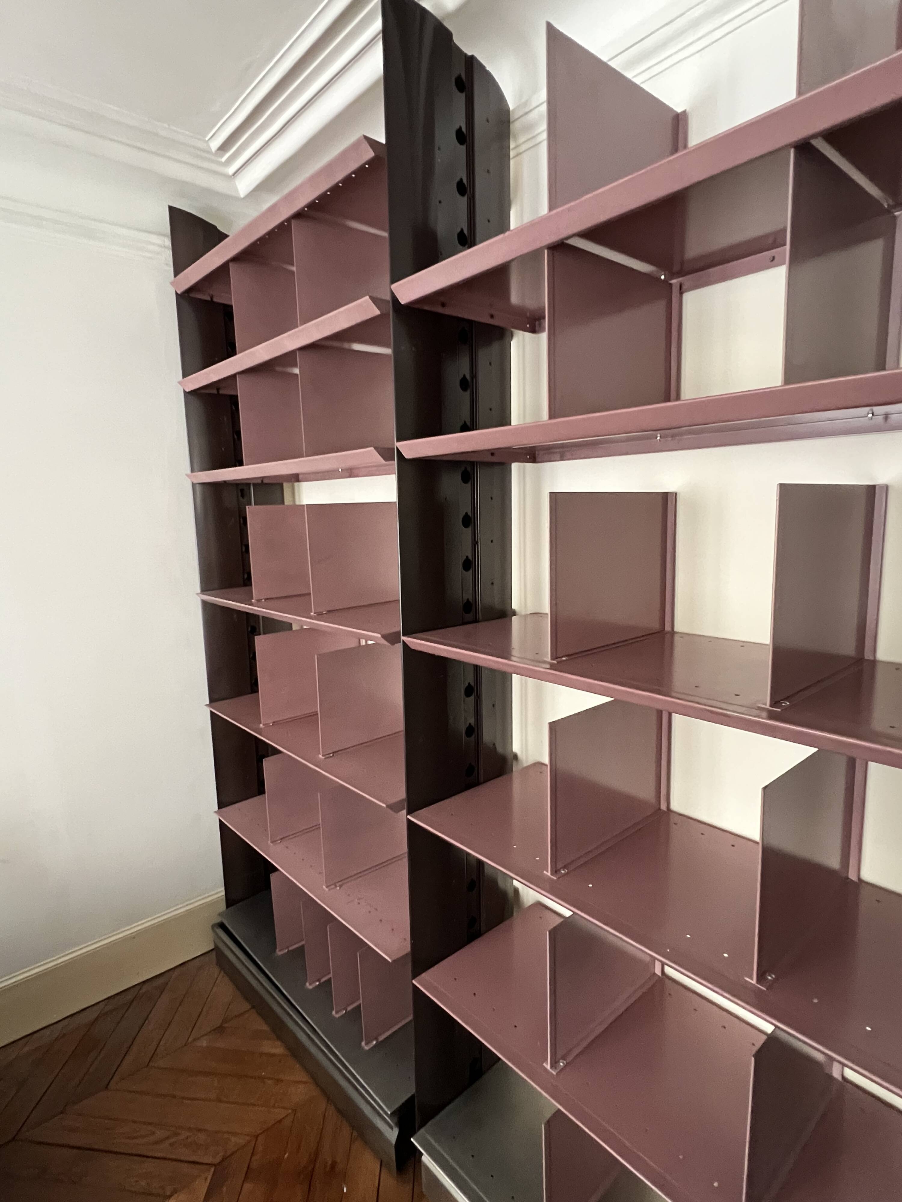 Bookshelf in the style of Roche Bobois.