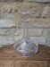 Ancienne carafe à décanter en cristal ciselé avec bouchon