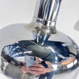 Lampe à Suspension Space Age Chrome, 1970s
