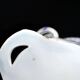 Antique earthenware sauceboat from CREIL MONTEREAU LM&Cie 1840-1870