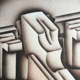 Original lithograph by Jacques POLI, Centrale, 1978